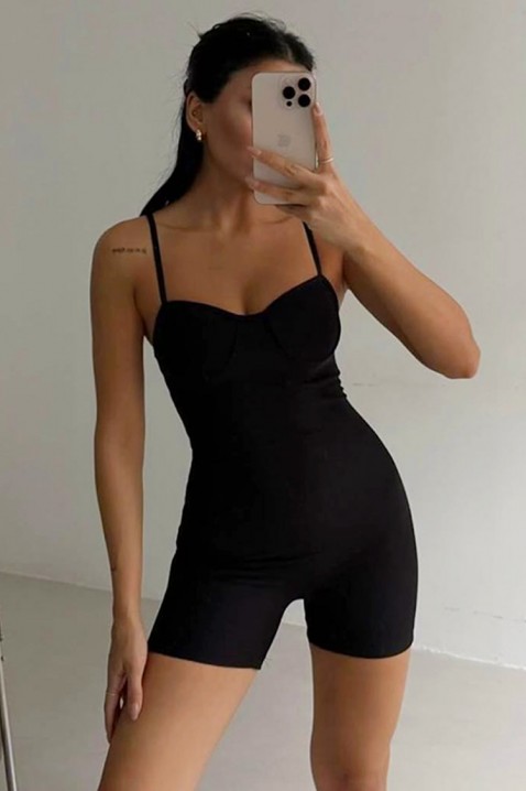 Overal AGEDONA BLACK, Barva: černá, IVET.EU - Stylové oblečení