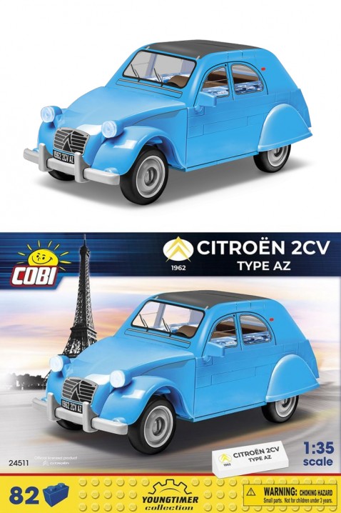 Stavebnice Cobi automobil Citroen 2CV - 82 kusůIVET.EU - Stylové oblečení