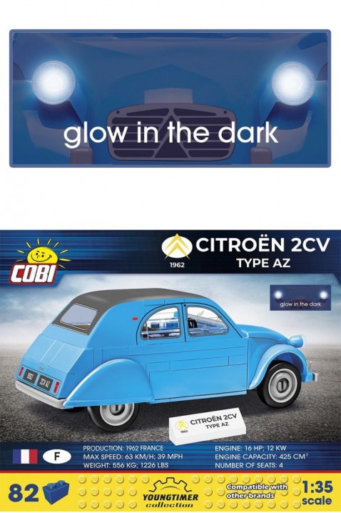 Stavebnice Cobi automobil Citroen 2CV - 82 kusůIVET.EU - Stylové oblečení