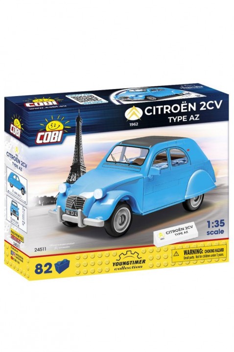 Stavebnice Cobi automobil Citroen 2CV - 82 kusůIVET.EU - Stylové oblečení