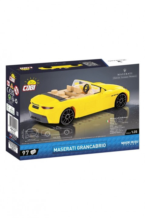 Stavebnice Cobi automobil Maserati GranCabrio - díly 97IVET.EU - Stylové oblečení