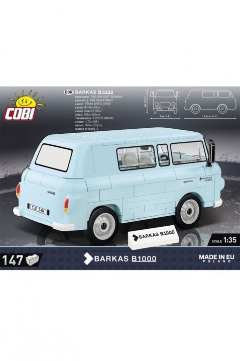 Stavebnice Cobi automobil Barkas B1000 - 147 částíIVET.EU - Stylové oblečení