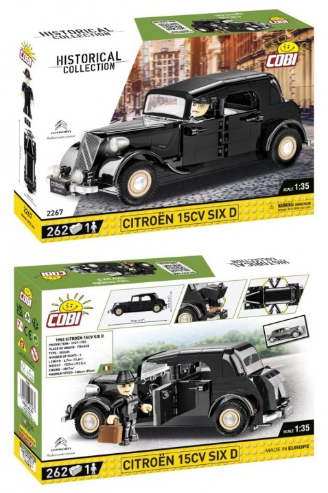 Stavebnice Cobi automobil Citroen 15CV six D - díly 262IVET.EU - Stylové oblečení