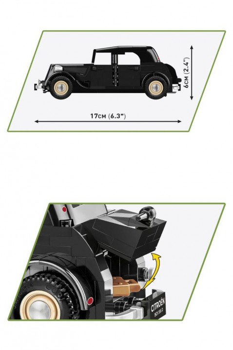 Stavebnice Cobi automobil Citroen 15CV six D - díly 262IVET.EU - Stylové oblečení