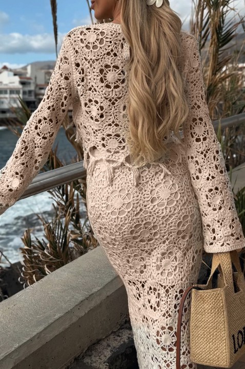 Σετ παραλίας ERFOLXA BEIGE, Χρώμα: μπεζ, IVET.EU - Εκπτώσεις έως -80%