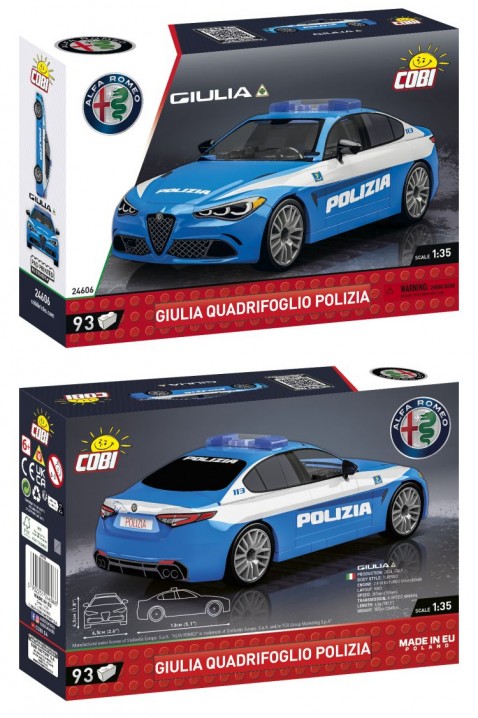 Stavebnice Cobi Alfa Romeo Giulia Quadrifoglio - 93 částíIVET.EU - Stylové oblečení