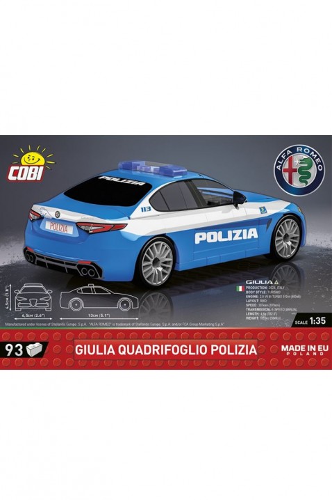 Stavebnice Cobi Alfa Romeo Giulia Quadrifoglio - 93 částíIVET.EU - Stylové oblečení