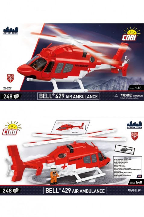 Stavebnica Cobi helikoptéra Bell 429 Air Ambulance - diely 248IVET.EU - Štýlové oblečenie