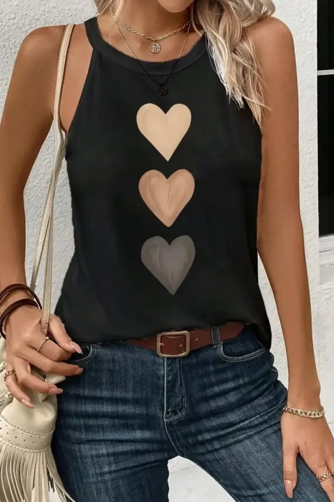 Top KEVINA BLACK, Barva: černá, IVET.EU - Stylové oblečení