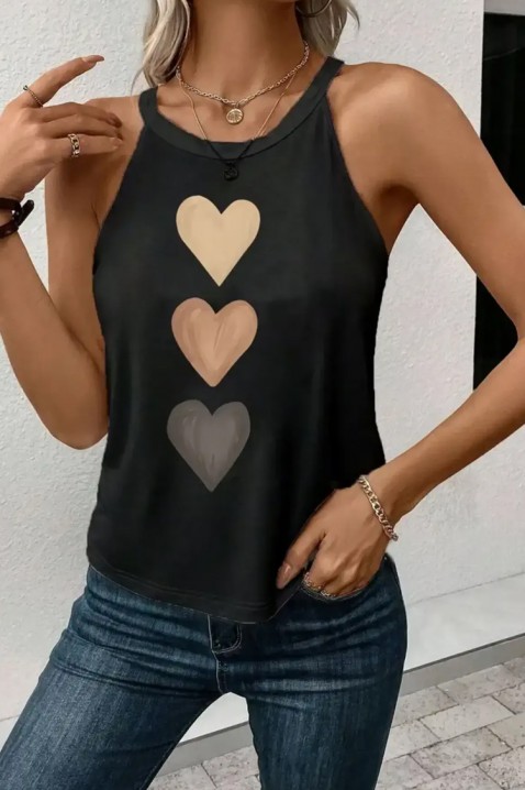 Top KEVINA BLACK, Barva: černá, IVET.EU - Stylové oblečení