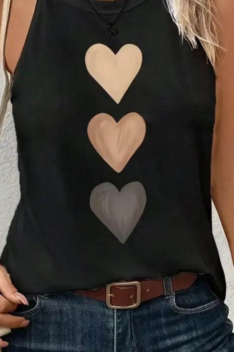 Top KEVINA BLACK, Barva: černá, IVET.EU - Stylové oblečení