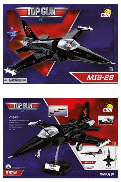 Stavebnice Cobi Letadlo Top Gun MIG-28 - díly 332IVET.EU - Stylové oblečení