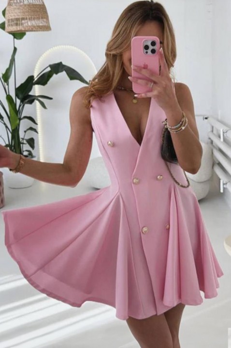 Šaty AGARSENA PINK, Barva: ružová, IVET.EU - Stylové oblečení