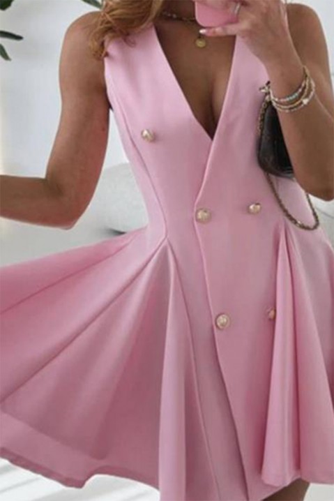 Šaty AGARSENA PINK, Barva: ružová, IVET.EU - Stylové oblečení