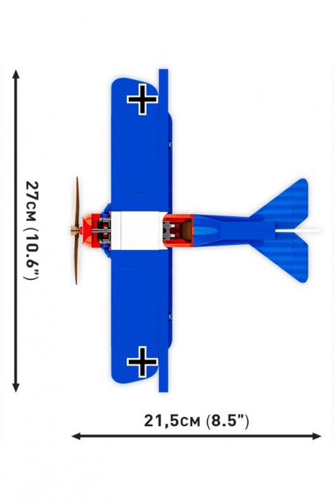 Stavebnice Cobi letadlo Fokker D. VII - částí 256IVET.EU - Stylové oblečení