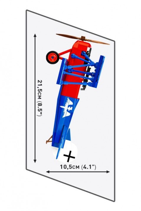 Stavebnice Cobi letadlo Fokker D. VII - částí 256IVET.EU - Stylové oblečení