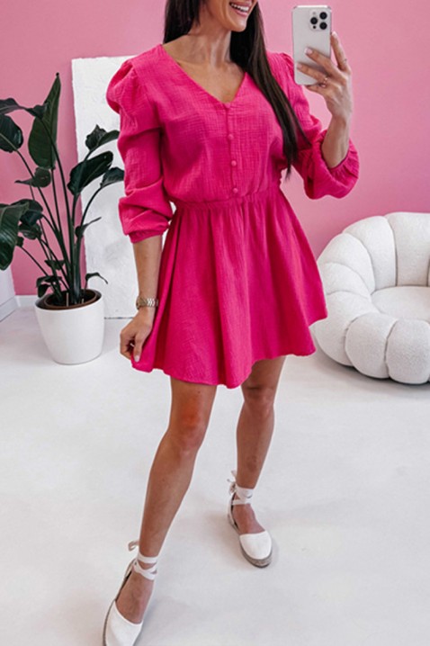 Šaty KASILIA FUCHSIA, Barva: fuchsiová, IVET.EU - Stylové oblečení