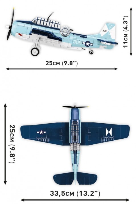Τουβλάκια Αεροσκάφη Cobi Grumman TBF Avenger - μέρη 392IVET.EU - Εκπτώσεις έως -80%