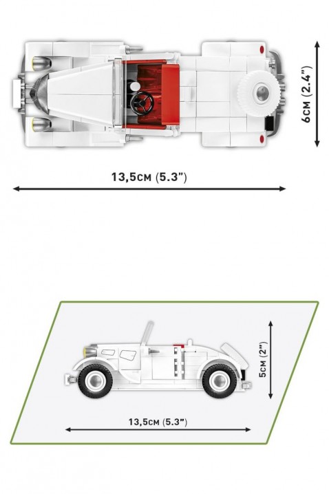 Stavebnice Cobi autombil Citroen Traction 7C - díly 199IVET.EU - Stylové oblečení