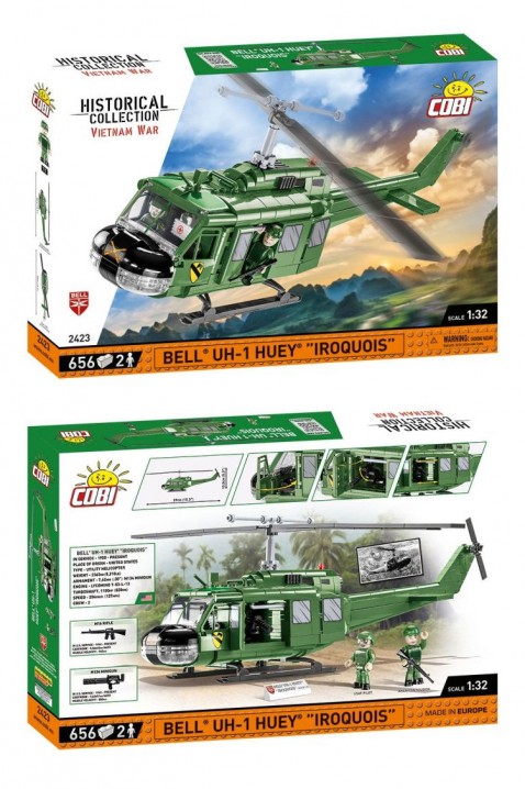 Stavebnice Cobi helikoptéra Bell UH-1 Huey Iroquois - částí 656IVET.EU - Stylové oblečení