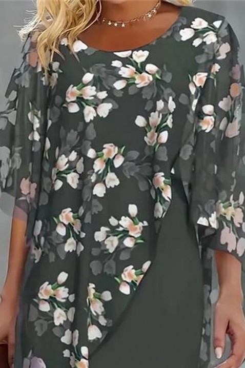 Šaty AMSELIA KHAKI, Barva: khaki, IVET.EU - Stylové oblečení