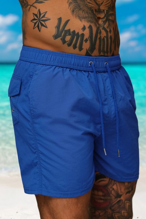 Pánské plavecké šortky BELIRONZO BLUE, Barva: světlemodrá, IVET.EU - Stylové oblečení