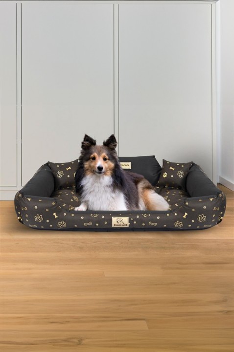 Pelíšek pro psa DONARO 100 cm X 75 cm, Barva: hnědá, IVET.EU - Stylové oblečení