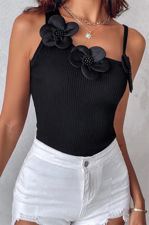 Top DELKANTA BLACK, Barva: černá, IVET.EU - Stylové oblečení