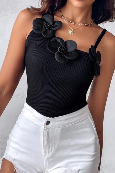 Top DELKANTA BLACK, Barva: černá, IVET.EU - Stylové oblečení