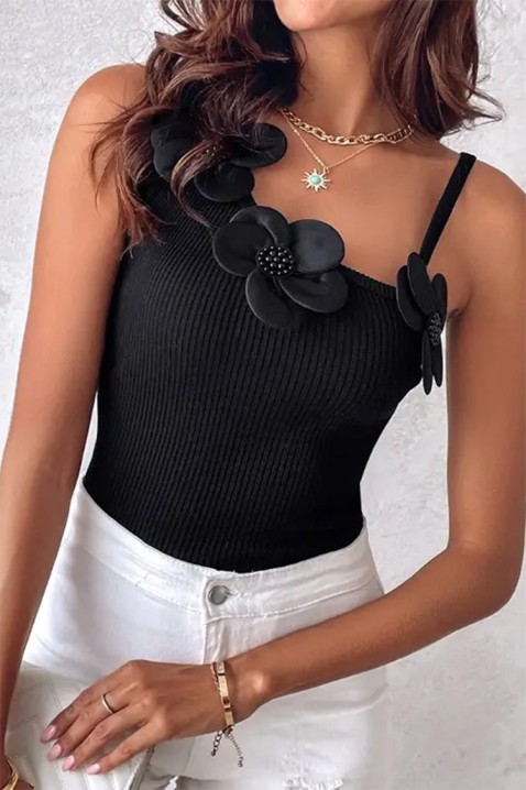 Top DELKANTA BLACK, Barva: černá, IVET.EU - Stylové oblečení