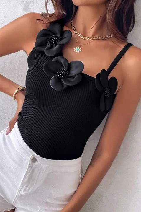 Top DELKANTA BLACK, Barva: černá, IVET.EU - Stylové oblečení