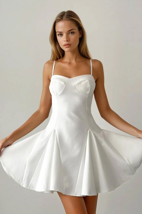 Šaty MALVITA WHITE, Barva: bílá, IVET.EU - Stylové oblečení