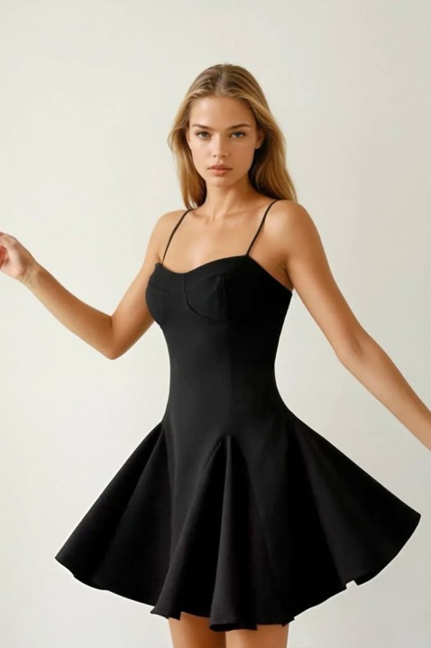 Šaty MALVITA BLACK, Barva: černá, IVET.EU - Stylové oblečení