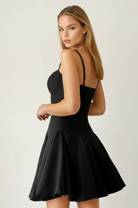 Šaty MALVITA BLACK, Barva: černá, IVET.EU - Stylové oblečení