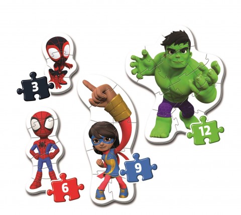 Dětské puzzle Clementoni 4 v 1 - Spidey a jeho úžasní přáteléIVET.EU - Stylové oblečení