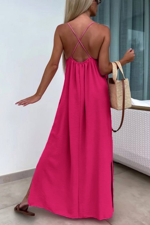 Φόρεμα ZERFOLMA FUCHSIA, Χρώμα: φούξια, IVET.EU - Εκπτώσεις έως -80%