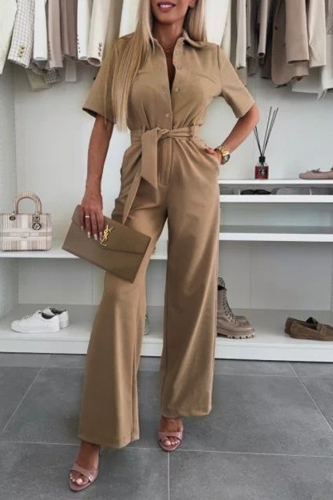 Ολόσωμη φόρμα BRIMONA BEIGE, Χρώμα: μπεζ, IVET.EU - Εκπτώσεις έως -80%