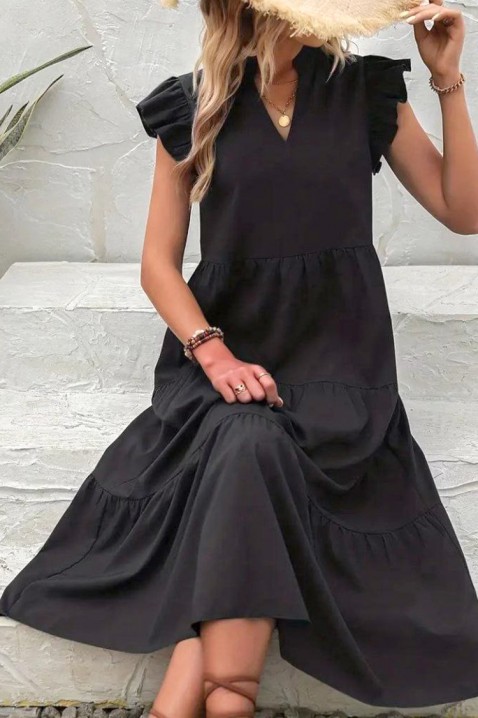 Šaty VIOLFEGA BLACK, Barva: černá, IVET.EU - Stylové oblečení