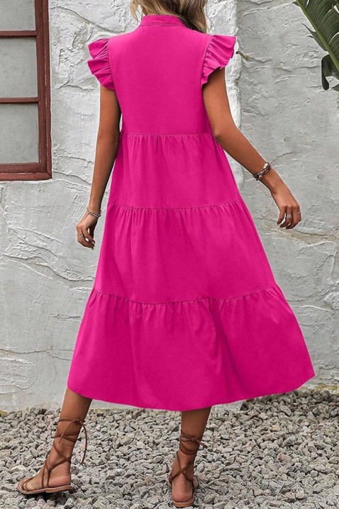 Φόρεμα VIOLFEGA FUCHSIA, Χρώμα: φούξια, IVET.EU - Εκπτώσεις έως -80%