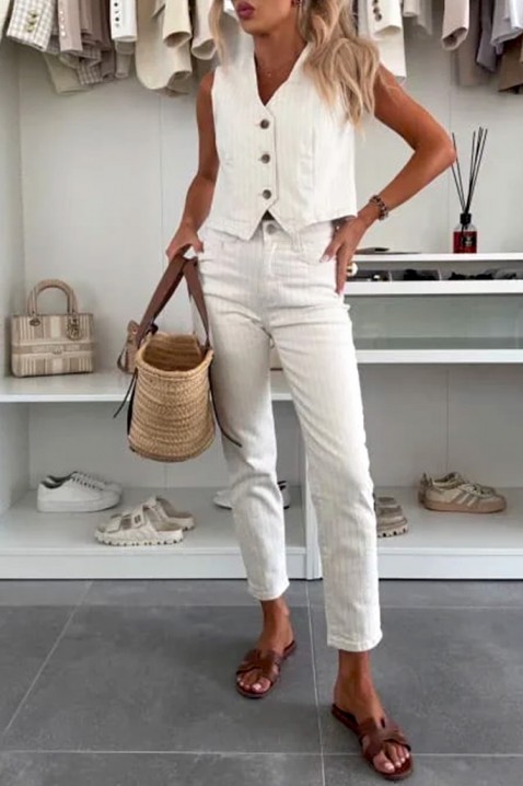 Σύνολο VERSLINDA WHITE, Χρώμα: άσπρο, IVET.EU - Εκπτώσεις έως -80%
