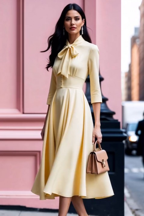 Šaty ZARPOLFA YELLOW, Barva: žlutá, IVET.EU - Stylové oblečení