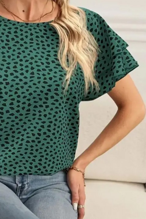 Dámská halenka ENZILVA GREEN, Barva: zelená, IVET.EU - Stylové oblečení