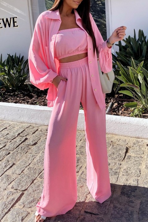 Komplet XIOFETA PINK, Barva: ružová, IVET.EU - Stylové oblečení
