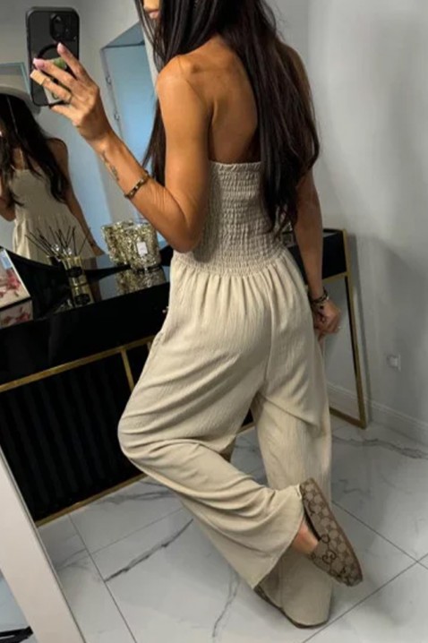 Overal BILMORDA BEIGE, Barva: béžová, IVET.EU - Stylové oblečení