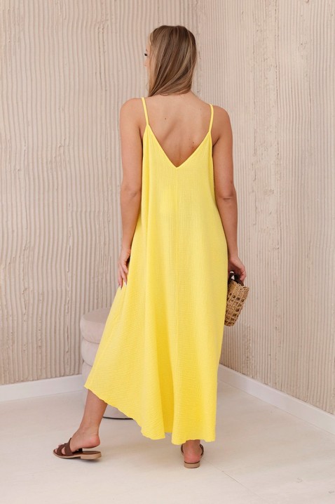 Φόρεμα MERLONZA YELLOW, Χρώμα: κίτρινο, IVET.EU - Εκπτώσεις έως -80%