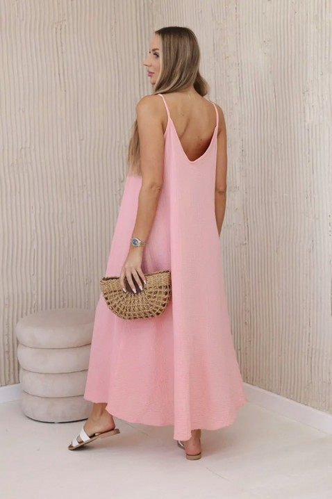 Φόρεμα MERLONZA PINK, Χρώμα: ροζ, IVET.EU - Εκπτώσεις έως -80%