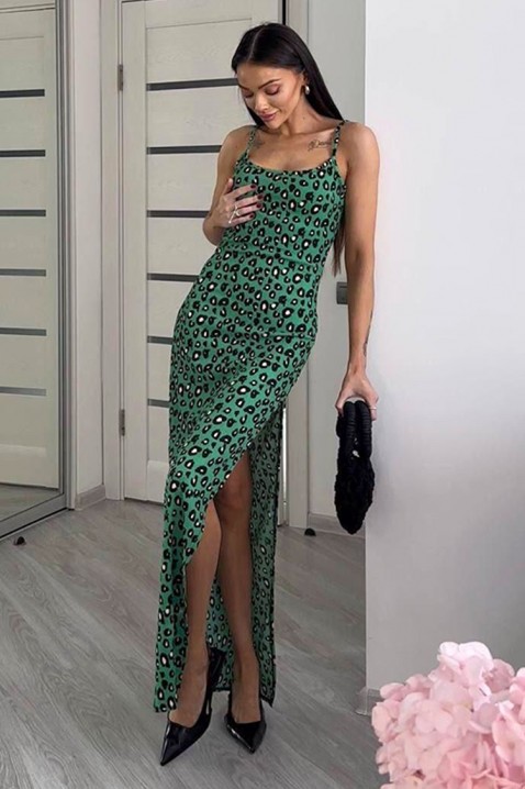 Šaty LONRENZA GREEN, Barva: zelená, IVET.EU - Stylové oblečení