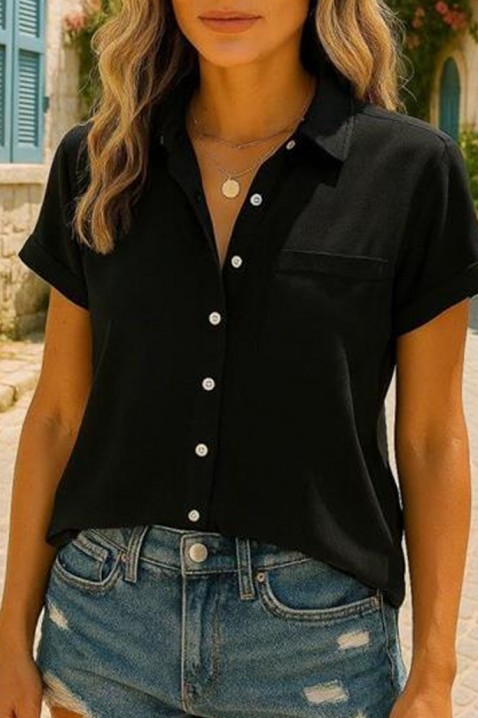 Dámská košile ILORZA BLACK, Barva: černá, IVET.EU - Stylové oblečení
