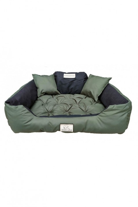 Pelíšek pro psa BOLZOLVO GREEN 55cm x 45cm x 0,02m3, Barva: zelená, IVET.EU - Stylové oblečení