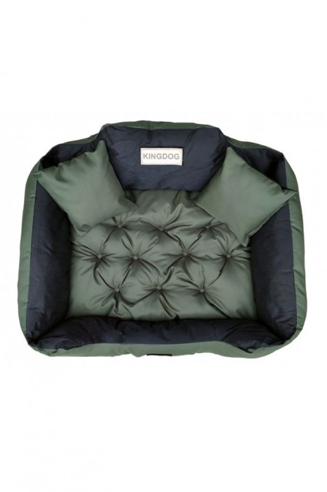 Pelíšek pro psa BOLZOLVO GREEN 55cm x 45cm x 0,02m3, Barva: zelená, IVET.EU - Stylové oblečení